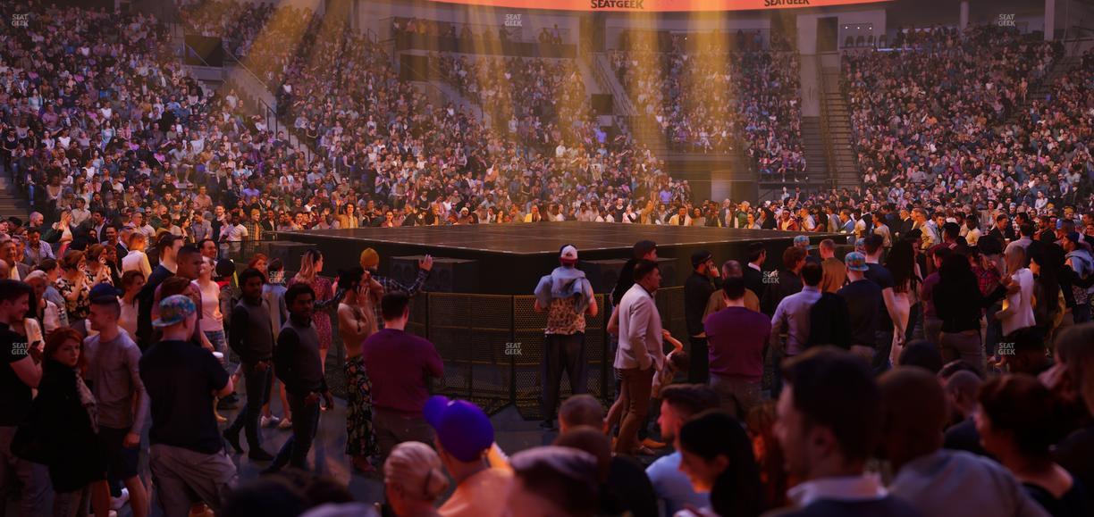 Delta Center - Section 8 Seat View