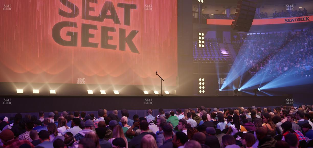 Delta Center - Section 8 Seat View