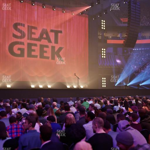 Delta Center - Section 8 Seat View