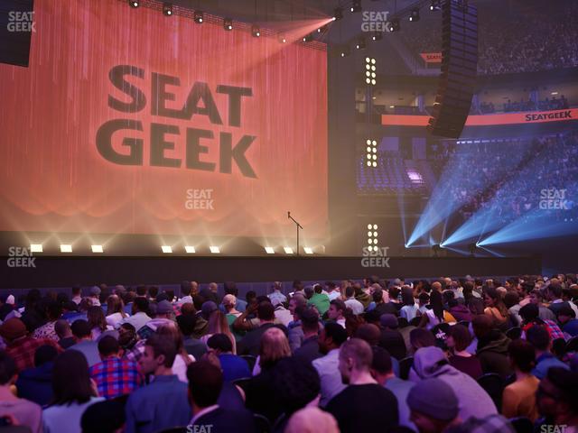 Delta Center - Section 8 Seat View