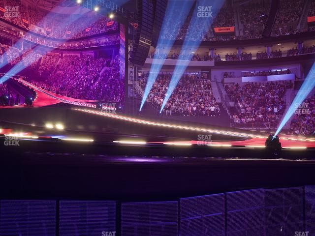 Delta Center - Section 8 Seat View
