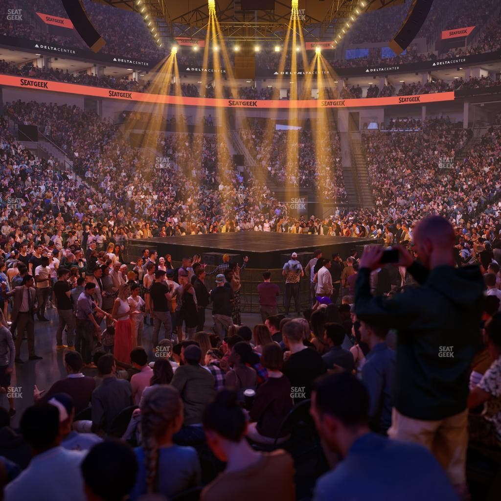 Delta Center - Section 9 Seat View