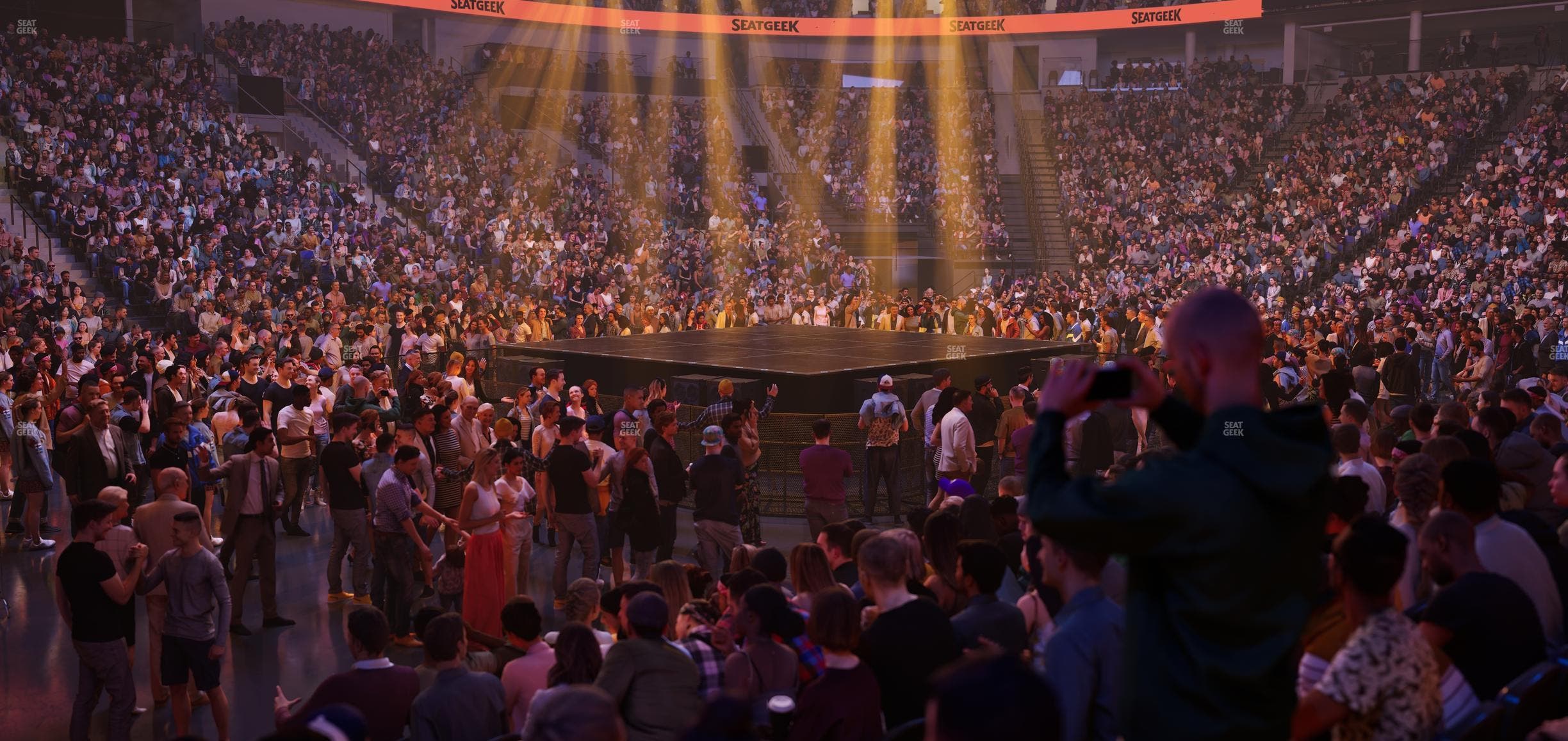 Delta Center - Section 9 Seat View