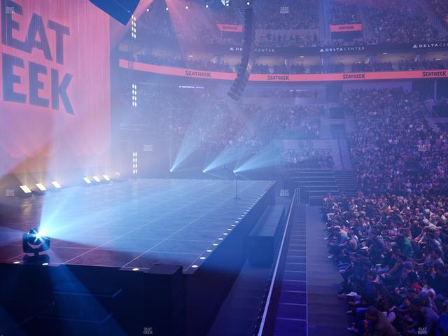 Delta Center - Section 9 Seat View