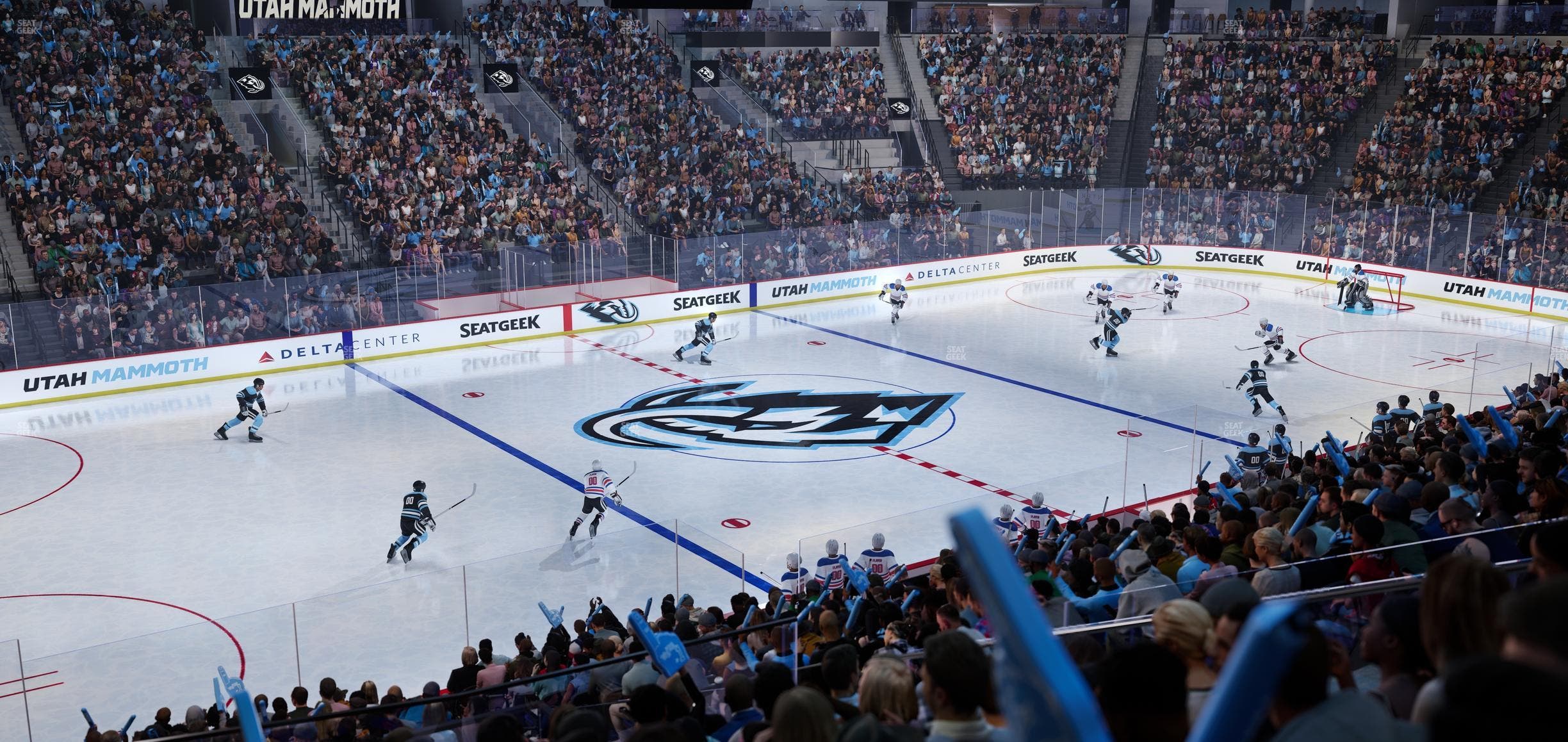 Delta Center - Section 9 Seat View