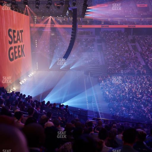 Delta Center - Section 9 Seat View