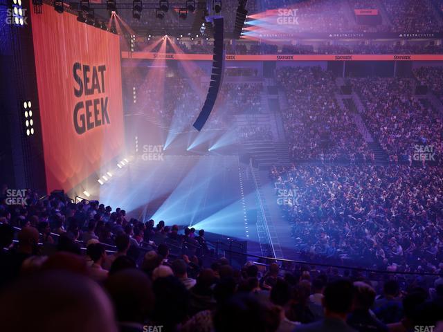 Delta Center - Section 9 Seat View