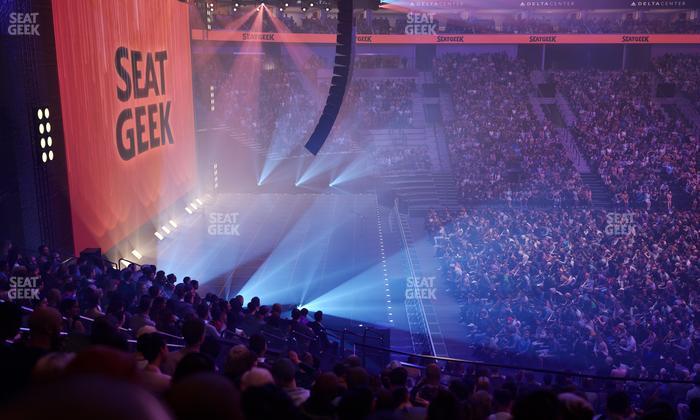 Delta Center - Section 9 Seat View