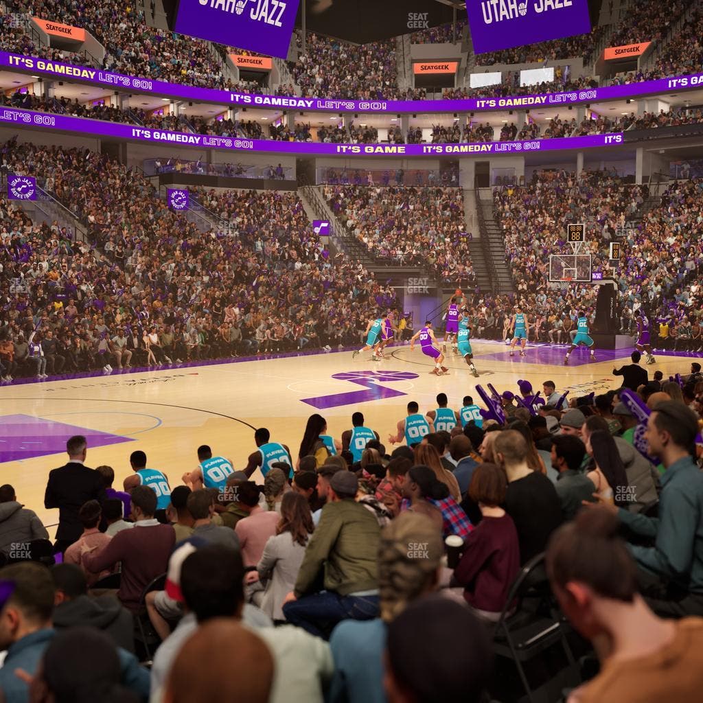 Delta Center - Section 9 Seat View