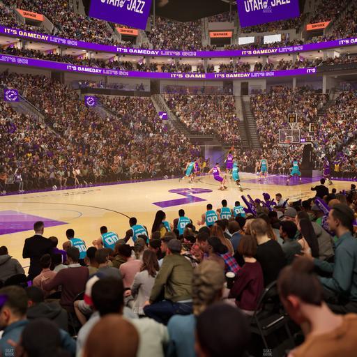 Delta Center - Section 9 Seat View