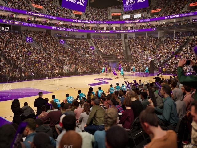 Delta Center - Section 9 Seat View