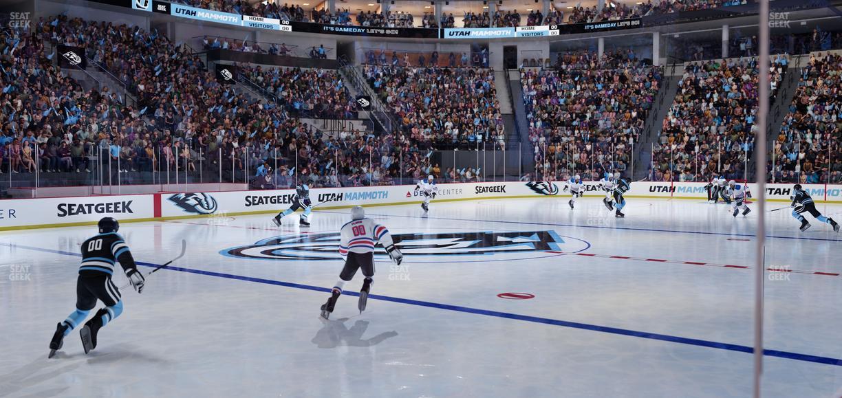 Delta Center - Section 9 Seat View