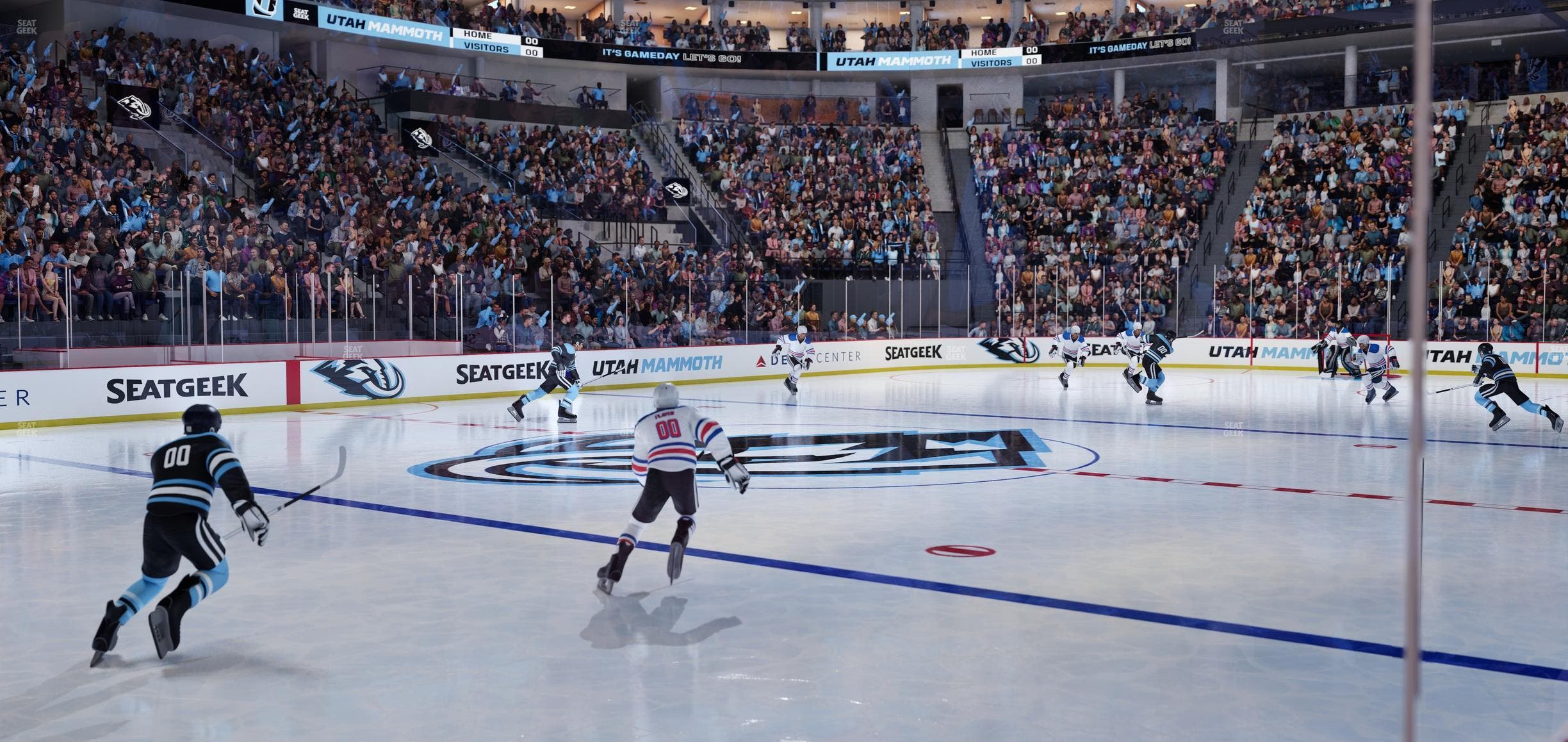 Delta Center - Section 9 Seat View