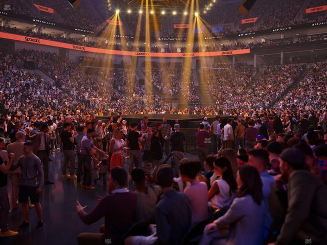 Delta Center - Section 9 Seat View
