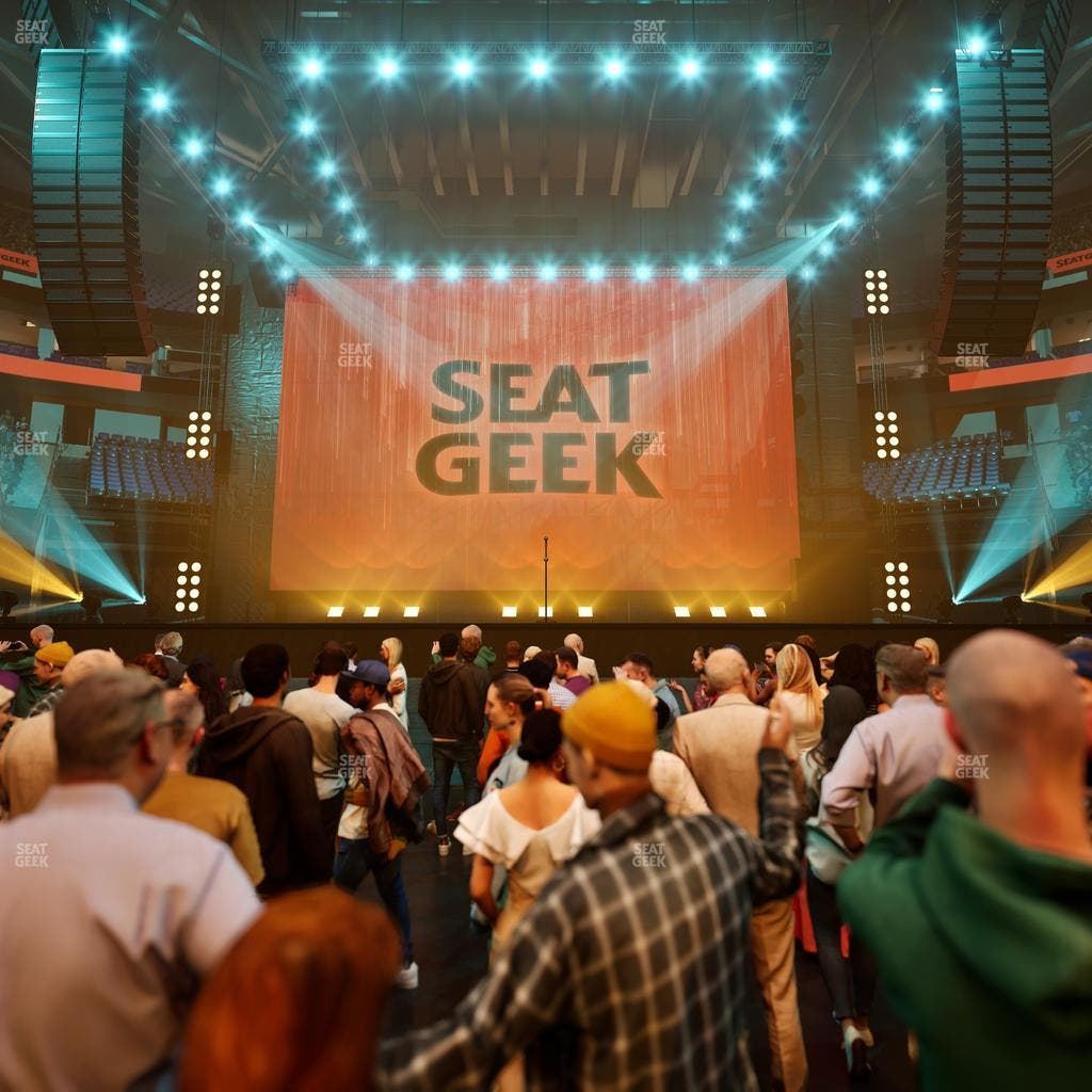 Delta Center - Section Church Choir Pit Seat View