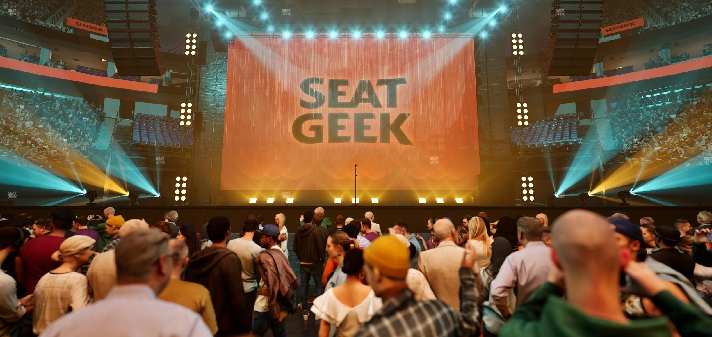 Delta Center - Section Church Choir Pit Seat View