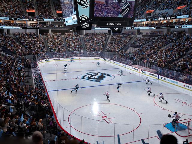 Delta Center - Section Corner Lounge 3 Seat View