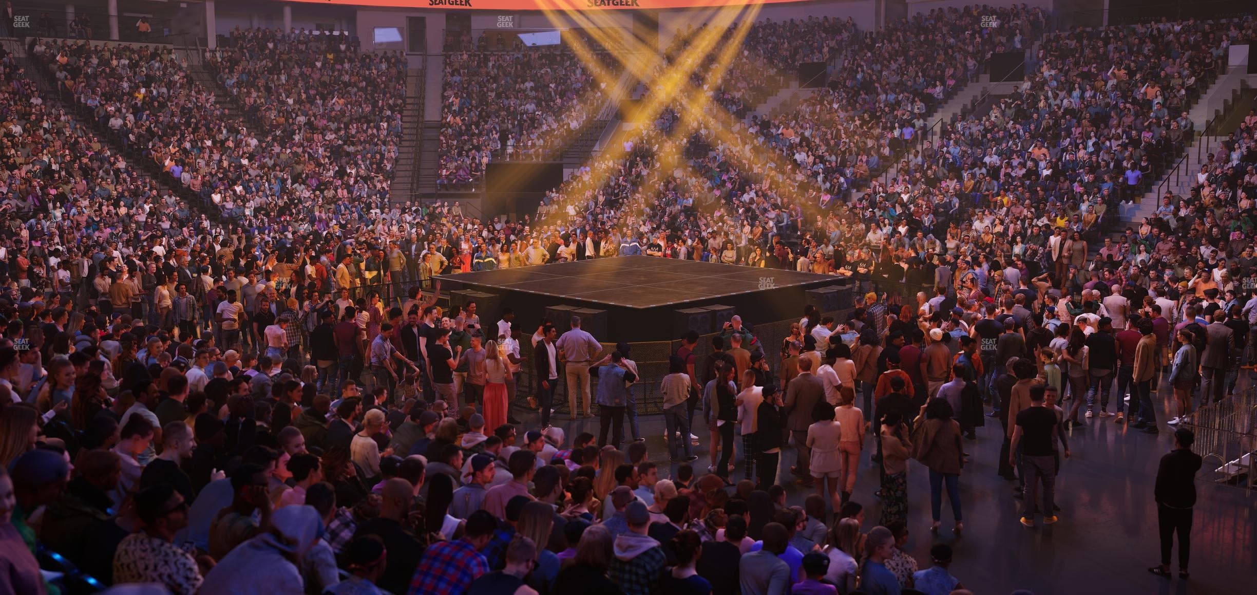 Delta Center - Section Corner Suite 16 A Seat View