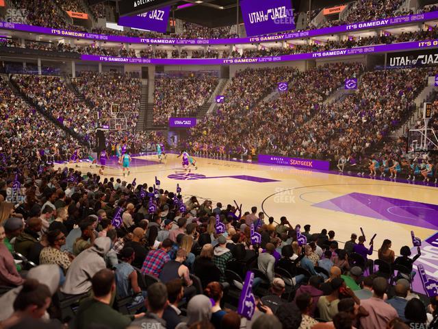 Delta Center - Section Corner Suite 16 A Seat View Delta Center - Section Corner Suite 16 A Seat View