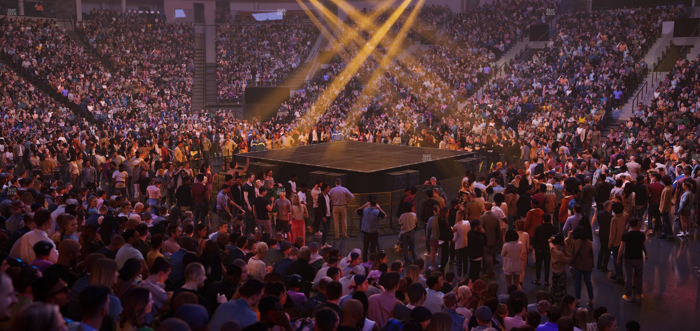 Delta Center - Section Corner Suite 16 B Seat View