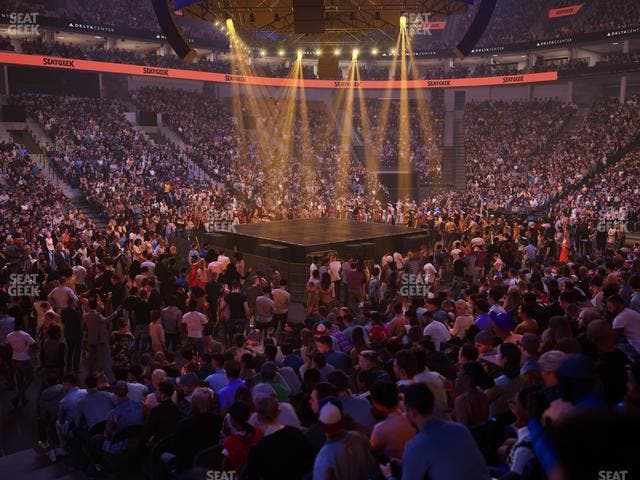 Delta Center - Section Corner Suite 20 A Seat View