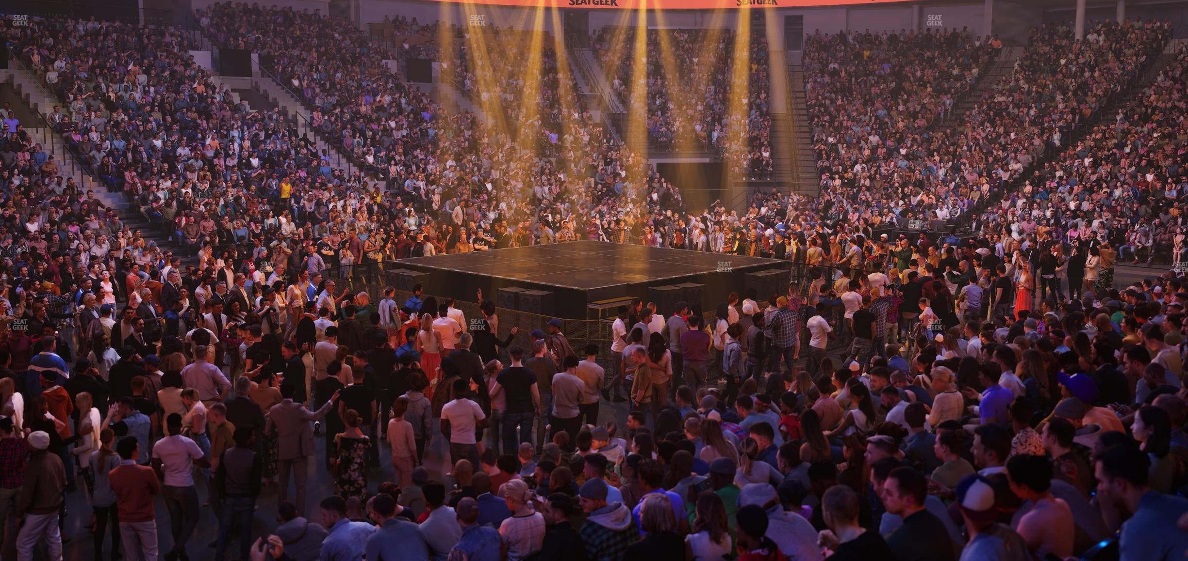 Delta Center - Section Corner Suite 20 B Seat View