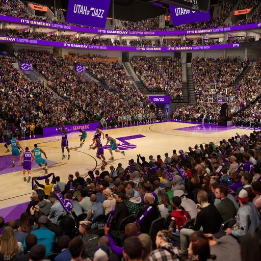 Delta Center - Section Corner Suite 20 B Seat View