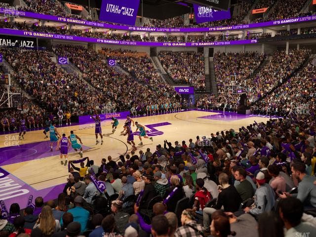 Delta Center - Section Corner Suite 20 B Seat View