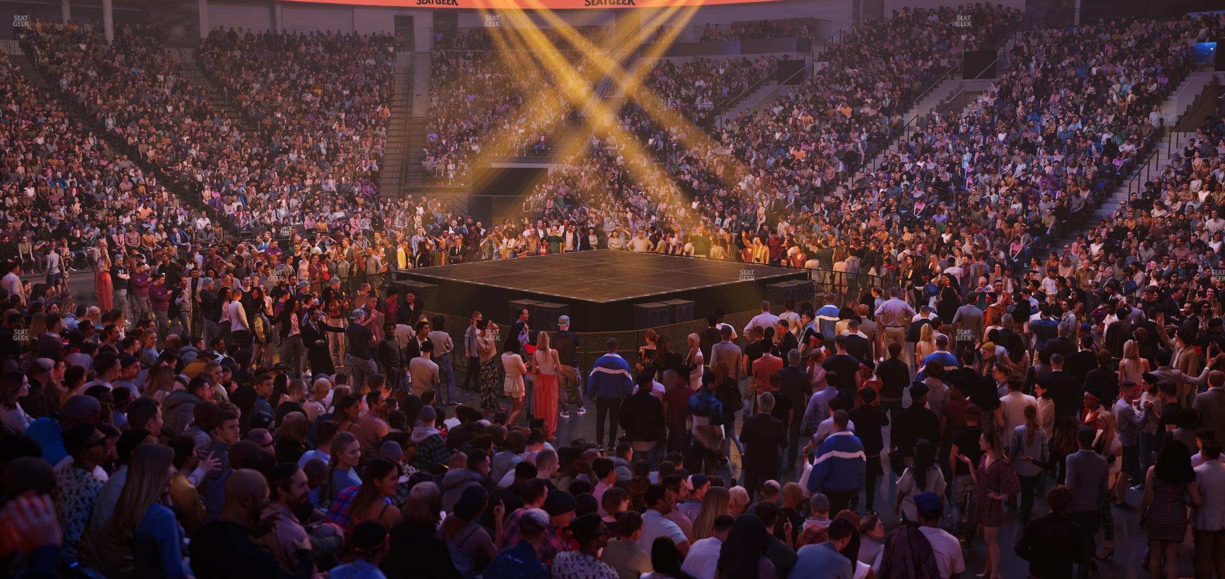 Delta Center - Section Corner Suite 5 A Seat View