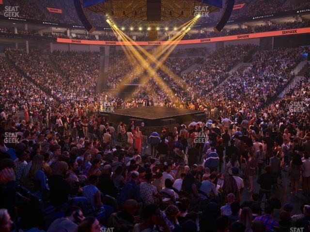 Delta Center - Section Corner Suite 5 A Seat View