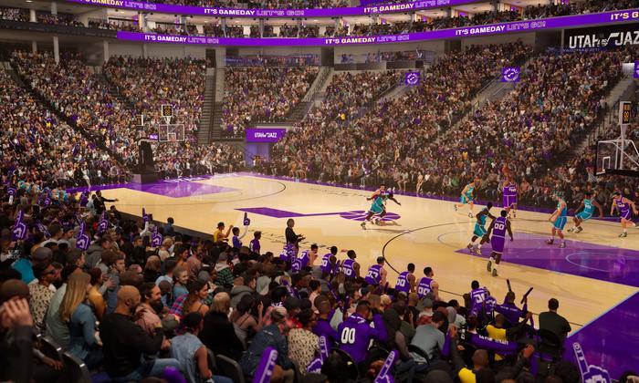 Delta Center - Section Corner Suite 5 A Seat View