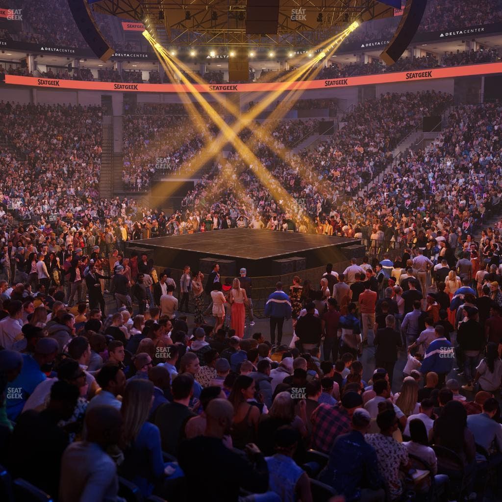 Delta Center - Section Corner Suite 5 B Seat View