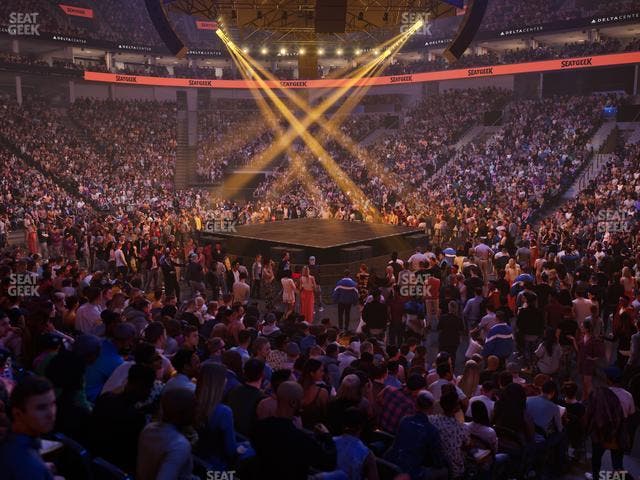 Delta Center - Section Corner Suite 5 B Seat View