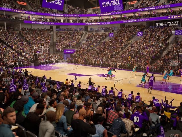 Delta Center - Section Corner Suite 5 B Seat View