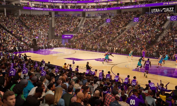 Delta Center - Section Corner Suite 5 B Seat View