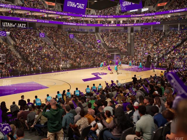 Delta Center - Section Corner Suite 9 A Seat View Delta Center - Section Corner Suite 9 A Seat View