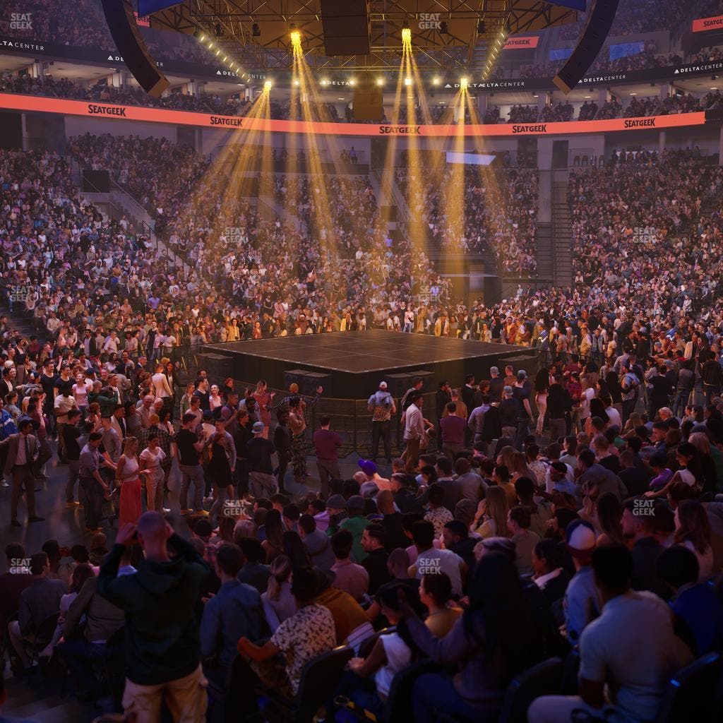 Delta Center - Section Corner Suite 9 A Seat View