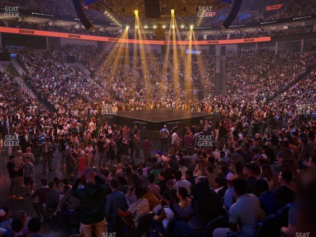 Delta Center - Section Corner Suite 9 A Seat View