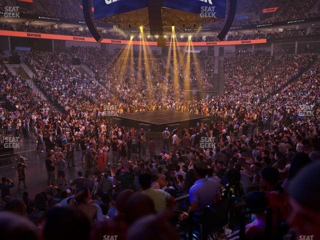 Delta Center - Section Corner Suite 9 B Seat View