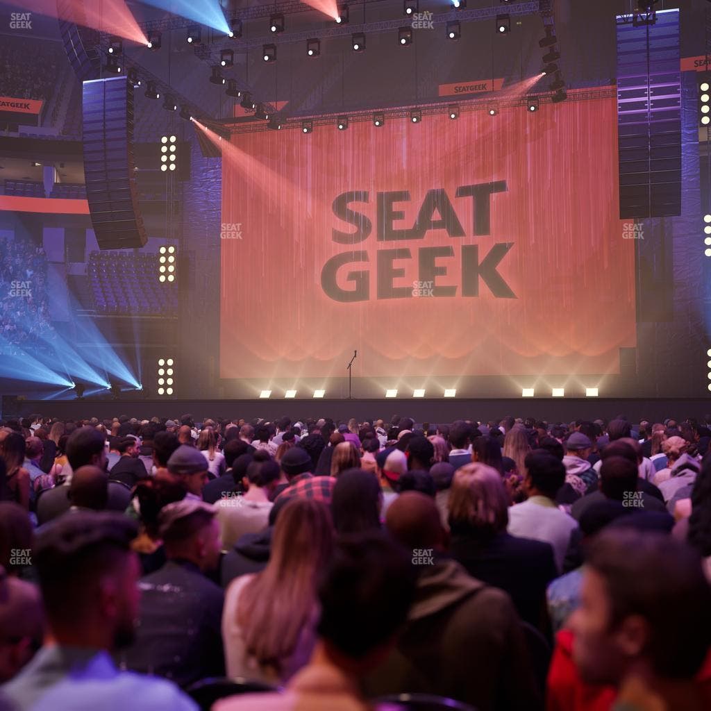 Delta Center - Section Floor 1 Seat View