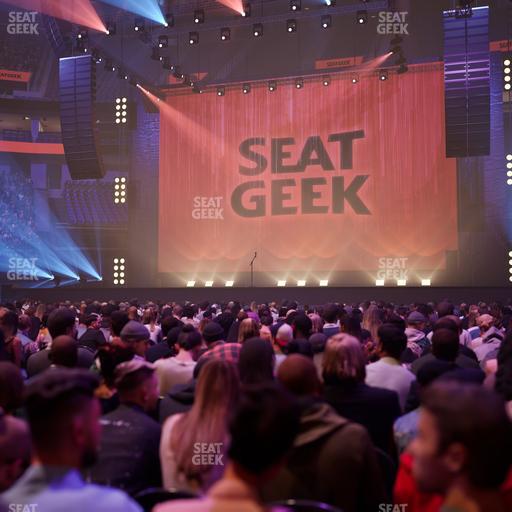 Delta Center - Section Floor 1 Seat View