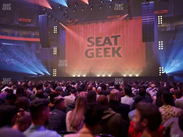 Delta Center - Section Floor 1 Seat View