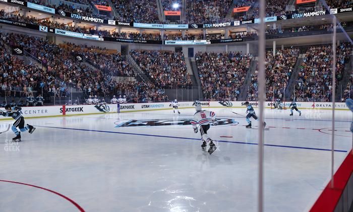 Delta Center - Section Floor 21 Seat View