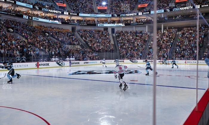 Delta Center - Section Floor 21 Seat View