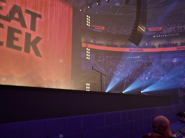 Delta Center - Section Floor 3 Seat View