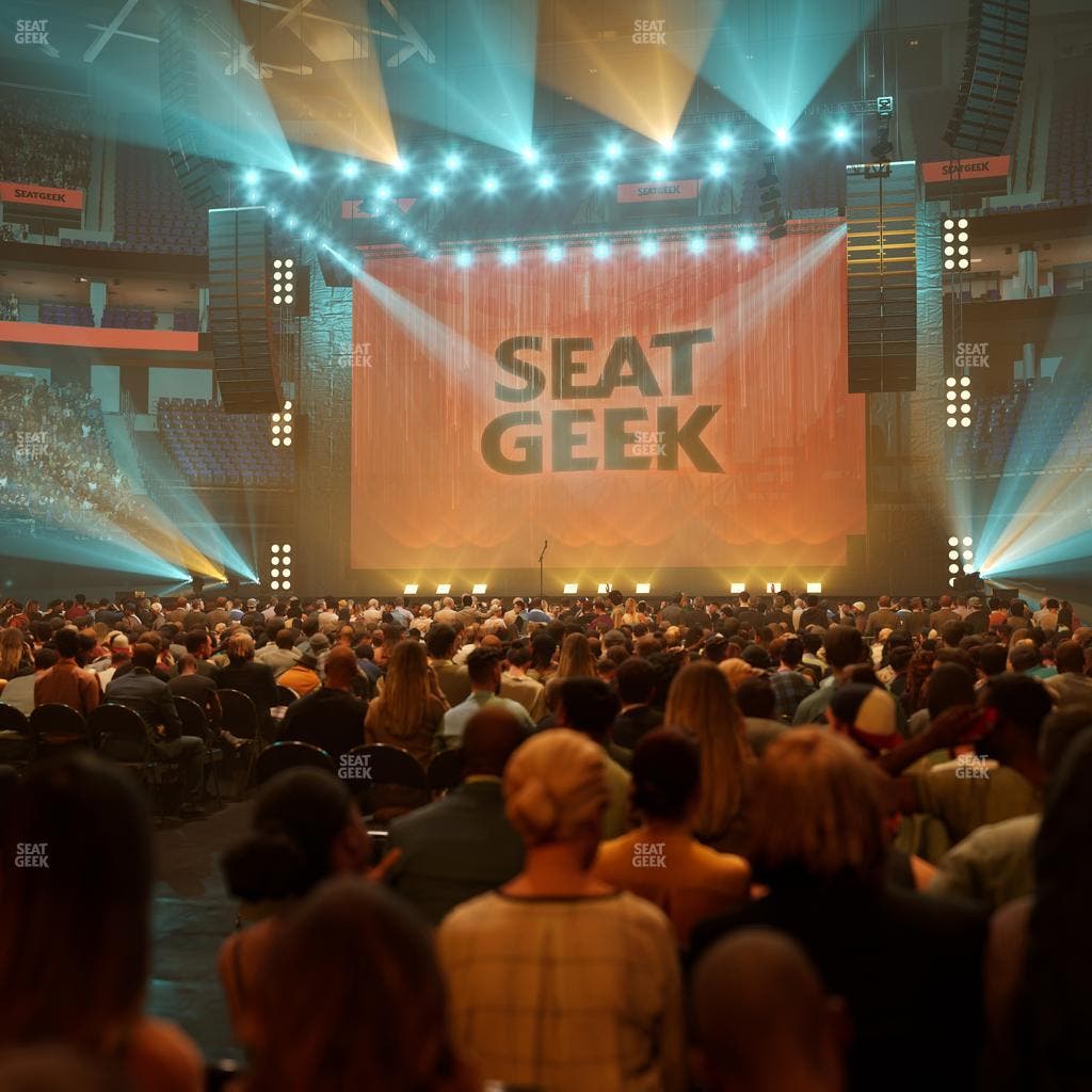 Delta Center - Section Floor 4 Seat View