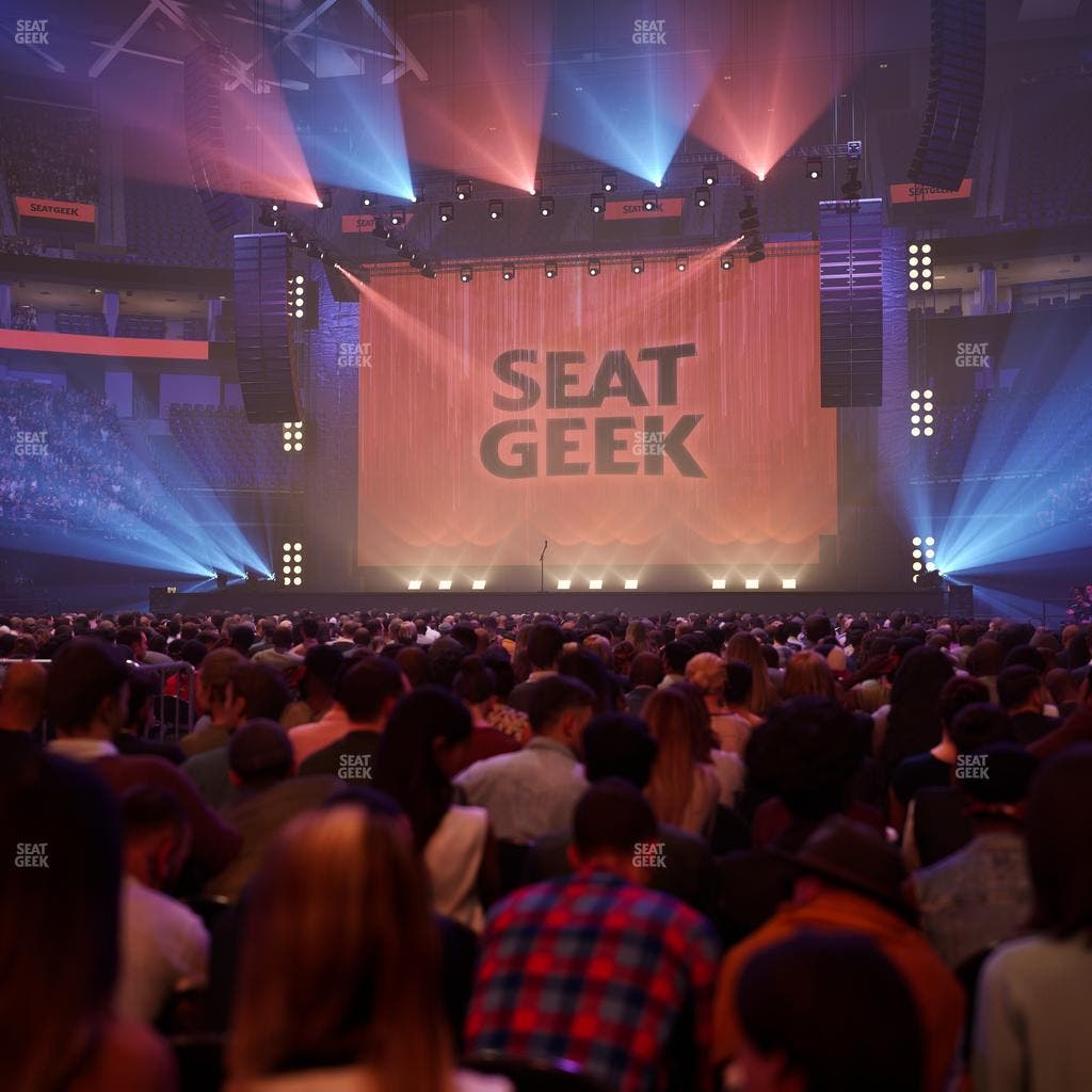 Delta Center - Section Floor 4 Seat View