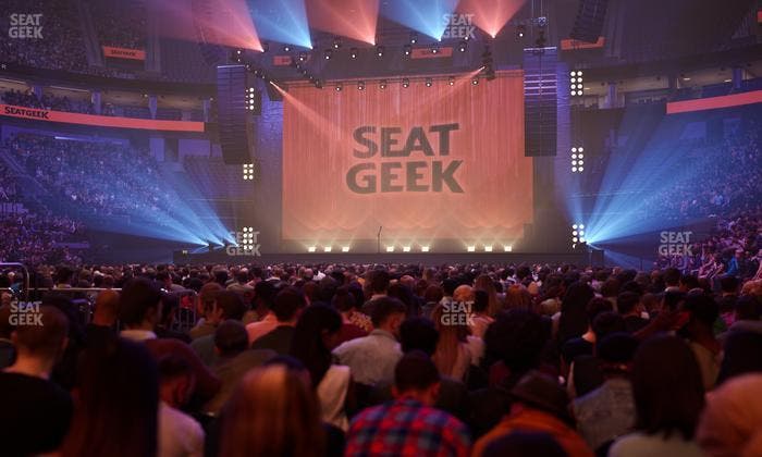 Delta Center - Section Floor 4 Seat View