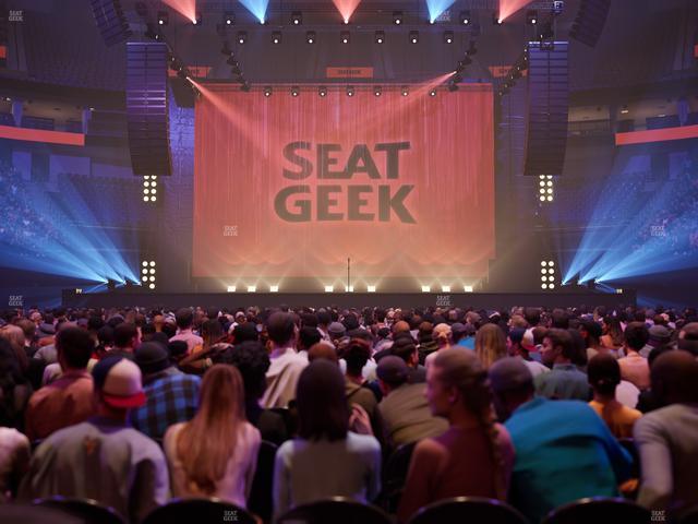 Delta Center - Section Floor 5 Seat View