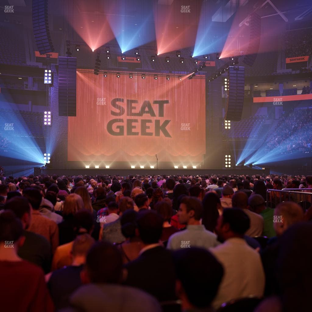 Delta Center - Section Floor 6 Seat View